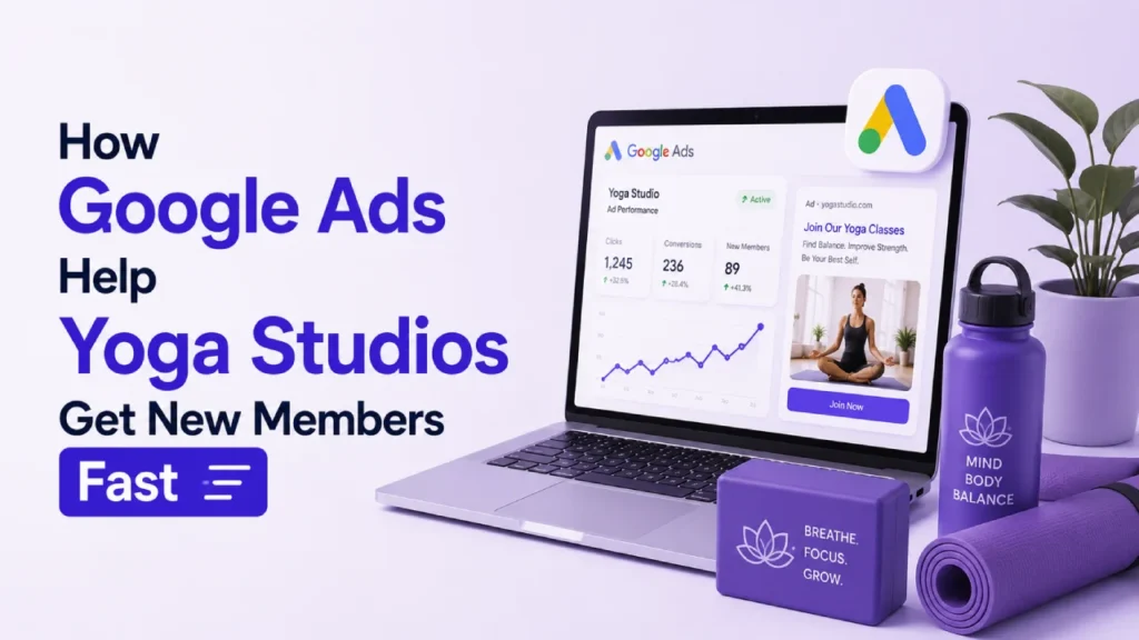 Google Ads yoga studio