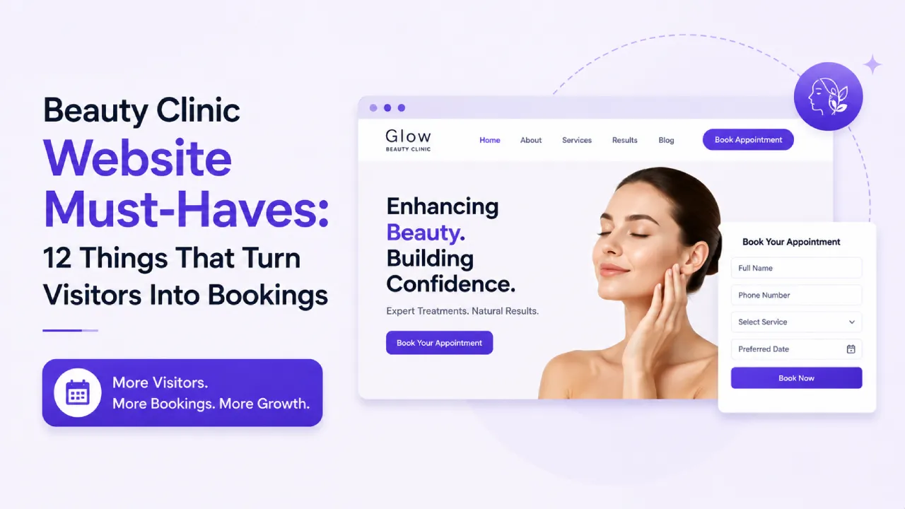 beauty clinic website